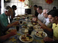 Feasting begins!