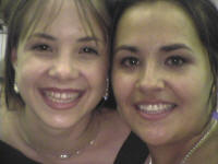 Cynthia with friend