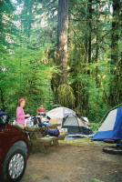 Camping out