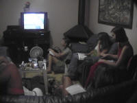 Bible study in session