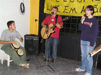 LIA performing at our garage Bible study