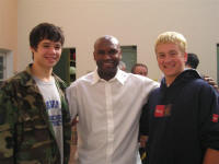 LIA team met famous soccer player